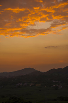 晚霞天空