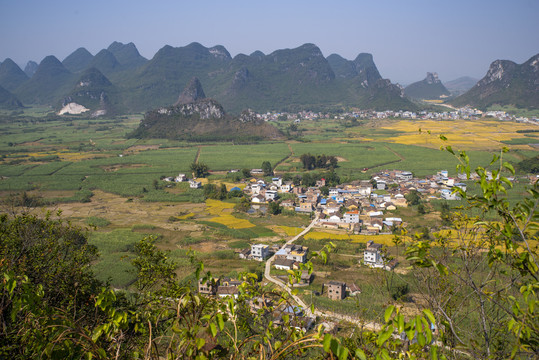 乡村农村秋天风景