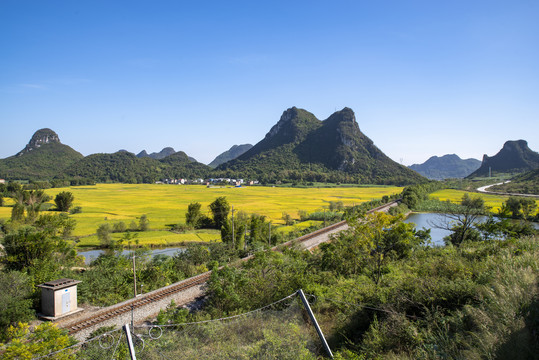 铁路沿线风景
