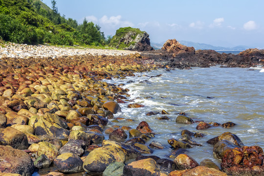 海边鹅卵石