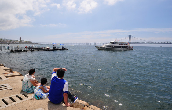 大连金石滩海岸