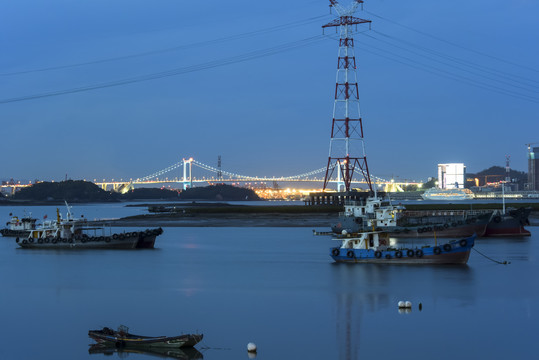 厦门海沧湾夜景