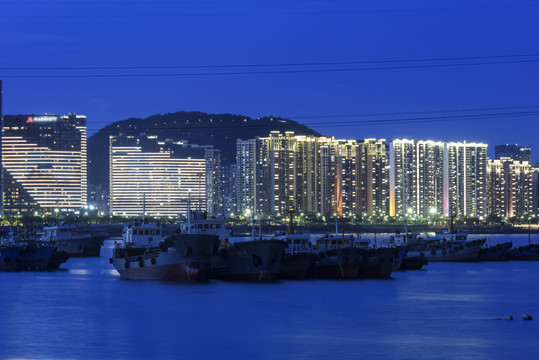 厦门海沧湾夜景