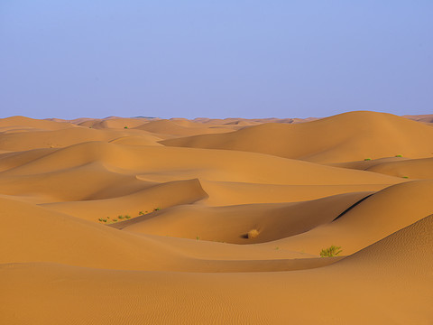 大漠日出