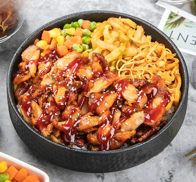 香酥肉饭煲
