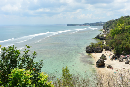 巴厘岛海岸风光