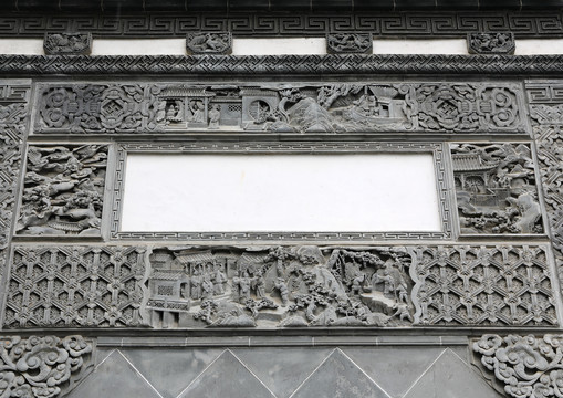 徽式门楼雕刻艺术