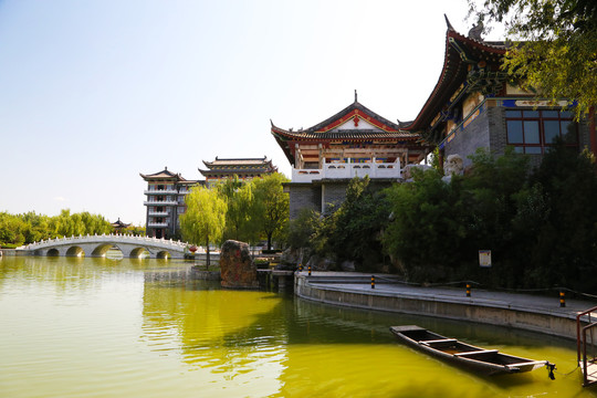 飞檐屋檐传统建筑园林建筑