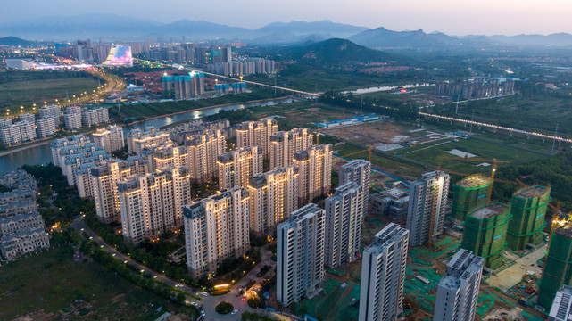 楼房城市建筑高楼住宅