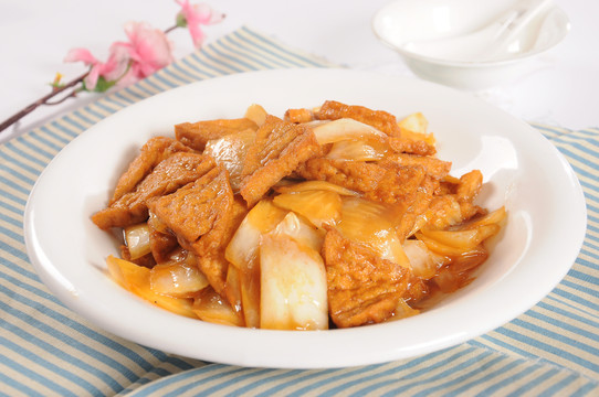 豆腐烧白菜