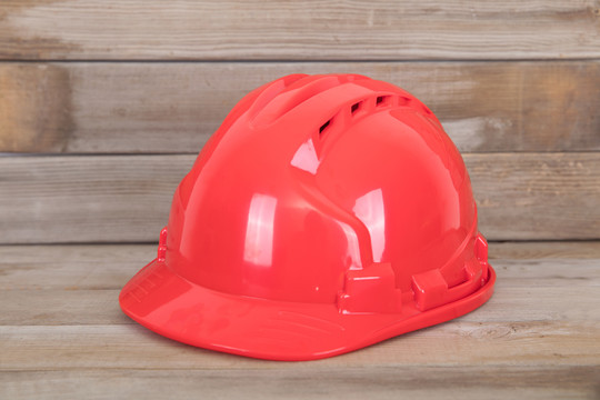 建筑行业一个红色的安全帽