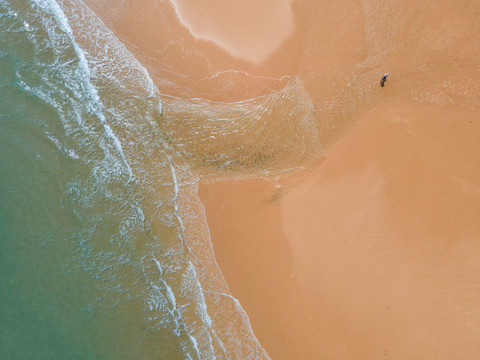 海边风景鸟瞰图