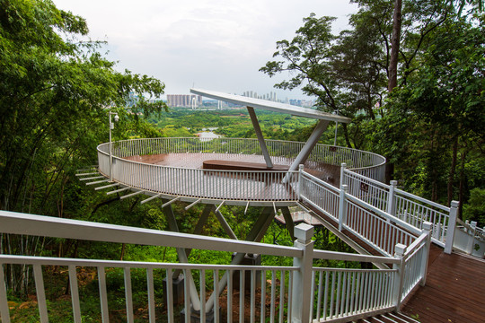 南宁青秀山风景区露天观景台