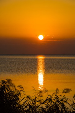 太湖日出景美如画