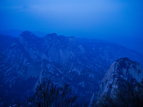 陕西华山风光