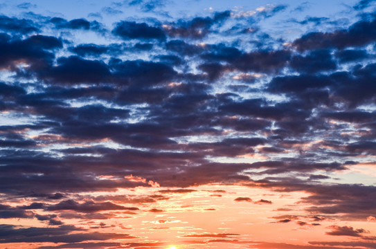 夕阳天空云彩