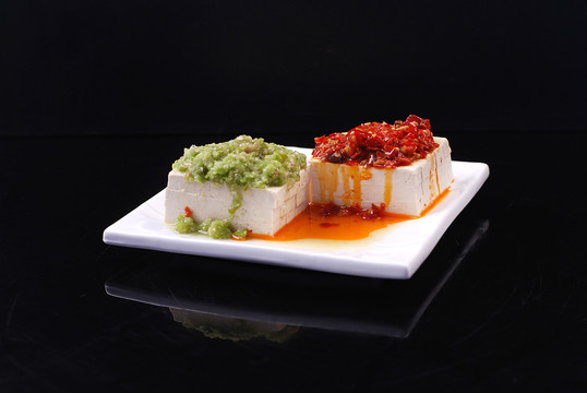 双椒山水豆腐