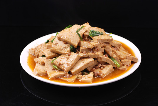 小炒栾川豆腐
