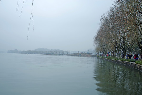 浙江杭州西湖自然风光