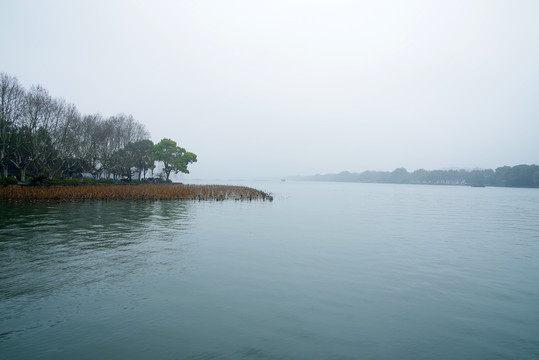 杭州西湖冬季美景