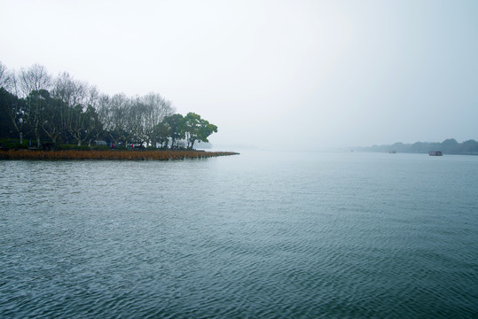 杭州西湖冬季美景