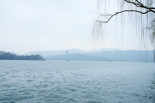 杭州西湖自然风光