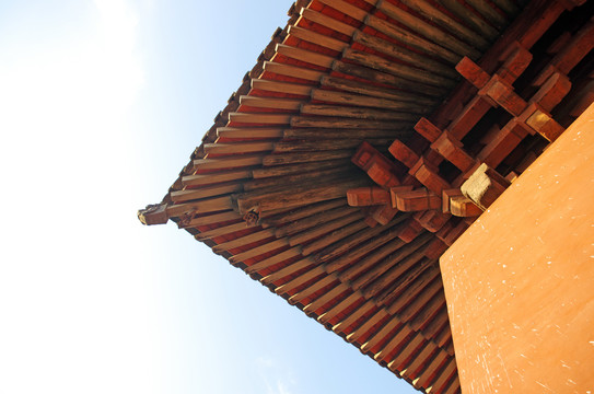 大同华严寺建筑局部