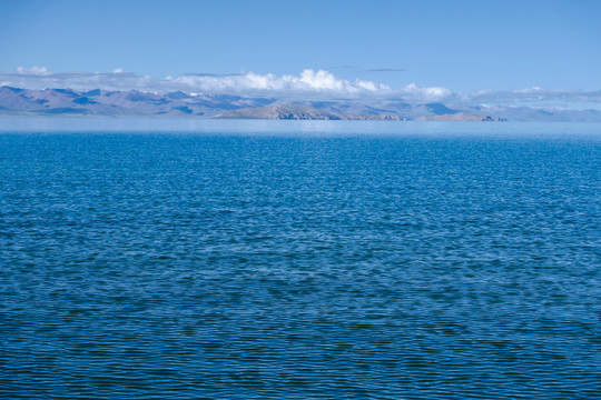 湖水水面水波纹