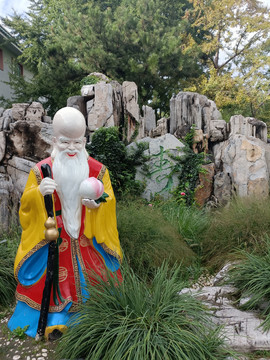 万寿公园老寿星雕像