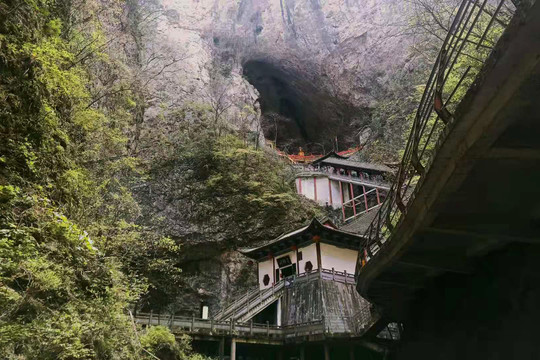 商洛秦岭金丝峡风景