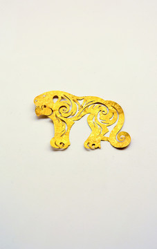 古代中亚黄金老虎
