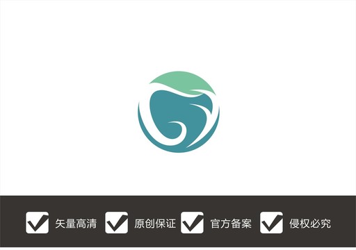 牙齿牙科logo