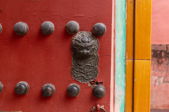 北京故宫木门门钹