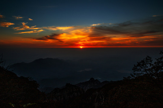 山东泰山日出