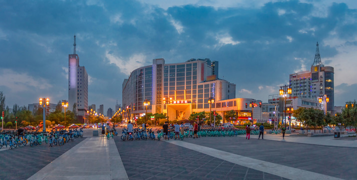 大同华林新天地夜景