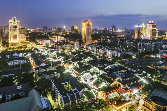 宁波鼓楼区夜景