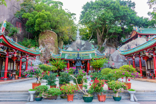 中国福建厦门鼓浪屿日光岩寺