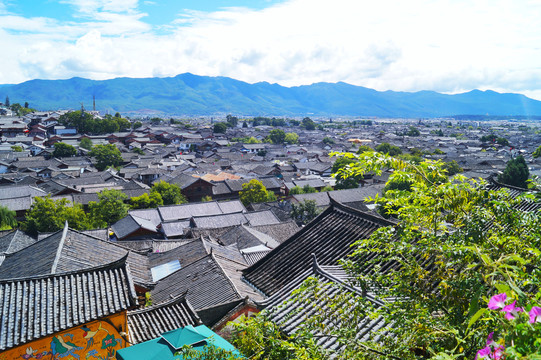 丽江古城全景