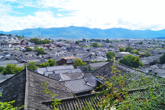 丽江古城全景