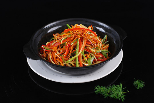 小炒虫草花