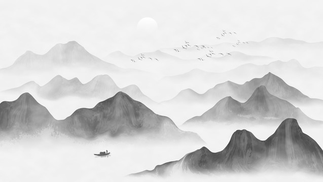水墨画