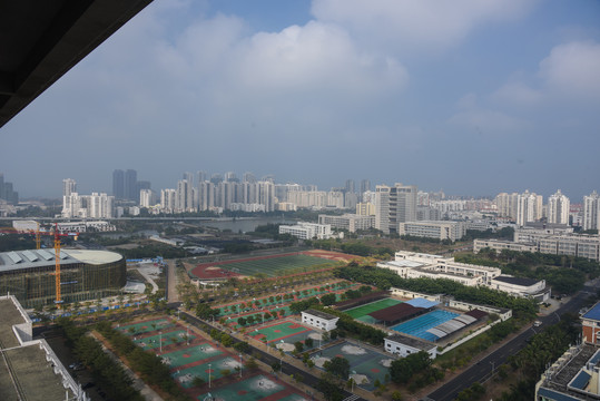 海南海口海南大学校园风光