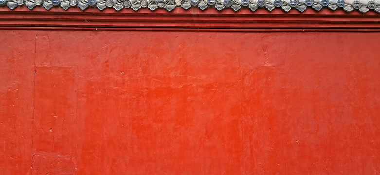 白马寺里的红墙