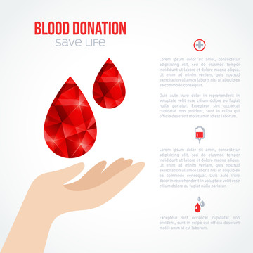简约捐血医疗资讯宣传模版设计