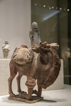 中国陕西历史博物馆跪起骆驼