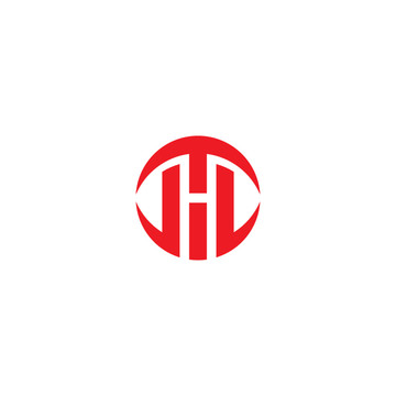 TH字母LOGO标志设计