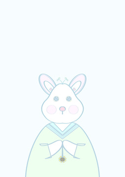 小兔子卡通壁纸