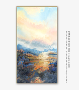 抽象油画