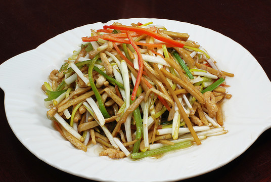 小炒杏鲍菇