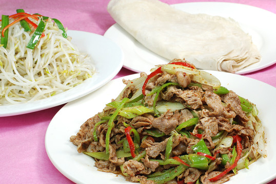 孜然羊肉卷饼